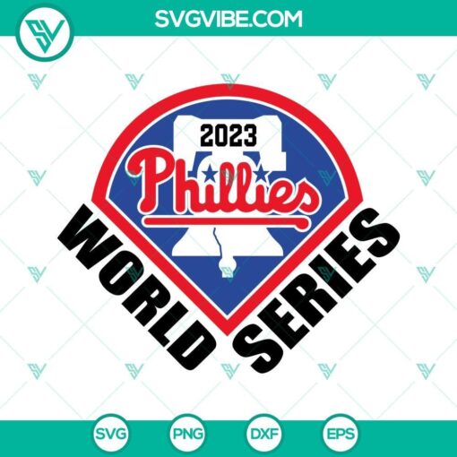 phillies world series 2023 champions svg png files 8 mockup