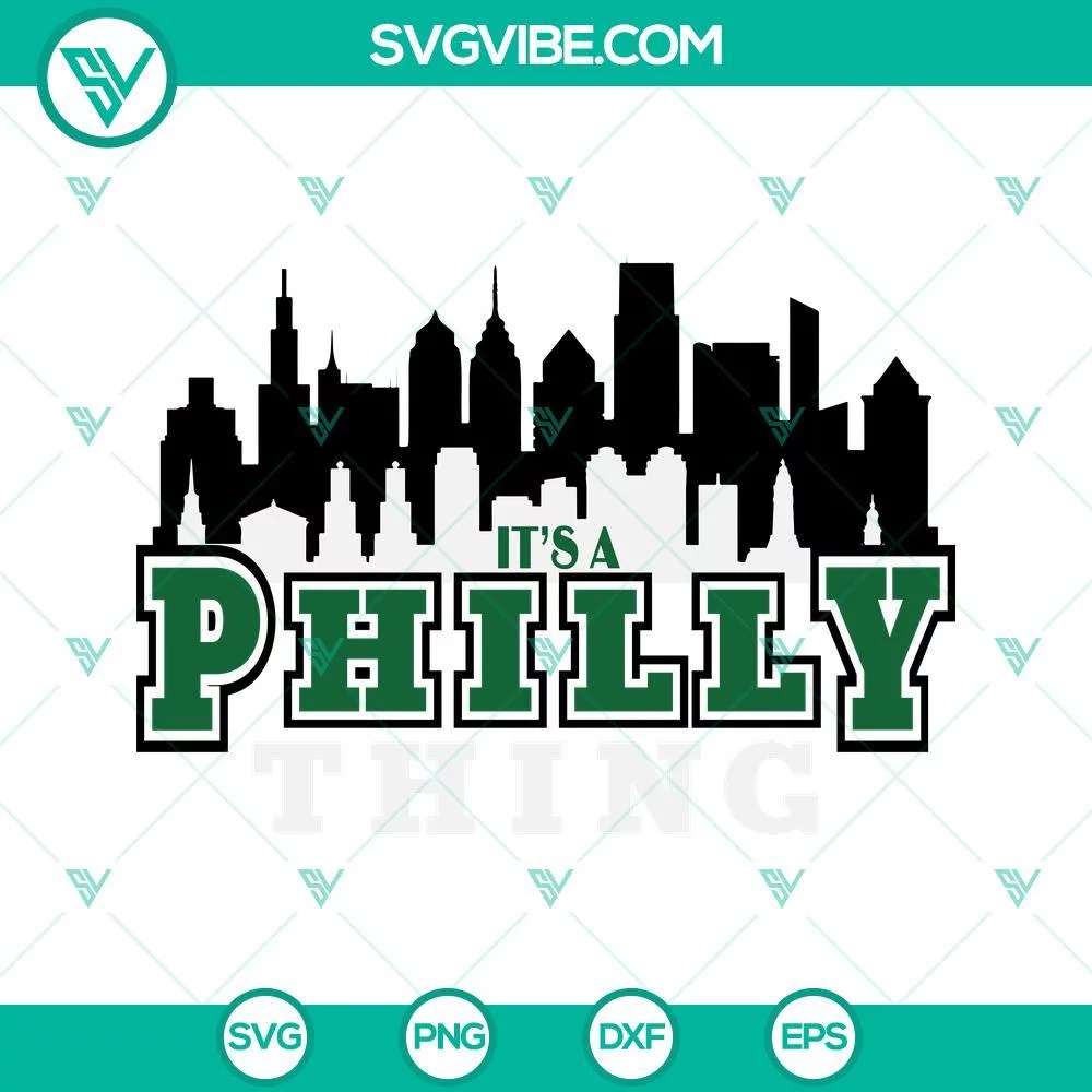 Football, Sports, SVG Files, Philly SVG Image, It’s A Philly Thing SVG File, 1