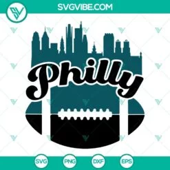 Football, Sports, SVG Files, Philly SVG File, Philadelphia SVG File, 2