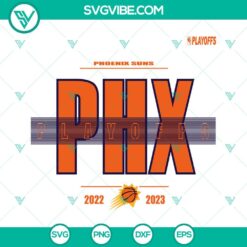 Basketball, Sports, SVG Files, Phoenix Suns Playoffs 2022 2023 SVG Image, NBA 2