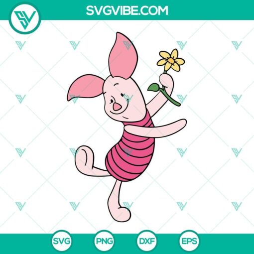 piglet winnie the pooh svg dxf eps png cricut silhouette vector clipart 10 mockup