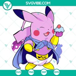 Anime, SVG Files, Pikachu Majin Buu Cricut SVG, Pikachu Dragon Ball SVG File 2