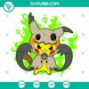 Pikachu Mimikyu Halloween Pokemon SVG designs for download.