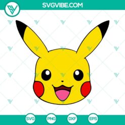 pikachu svg bundle pokemon svg pokeball svg anime svg png dxf eps cricut files 2 mockup