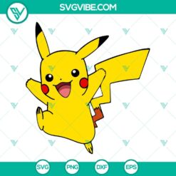 pikachu svg bundle pokemon svg pokeball svg anime svg png dxf eps cricut files 4 mockup