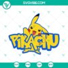 Pikachu Pokemon SVG cartoon cut files for PNG, DXF, EPS formats.