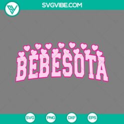 Musics, SVG Files, Pink Bebesota SVG Files, Bad Bunny Song SVG File PNG EPS DXF 2