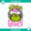 Pink Great Grandma Grinch PNG designs for digital use.