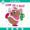 Pink Gus Gus Christmas Tree Cake and Gus Gus Mouse Disney Christmas SVG and PNG files, cute and festive design for crafting.