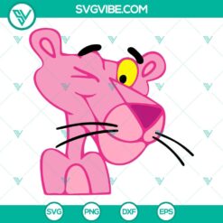 pink panther svg bundle panther cartoon svg png dxf eps files for cricut 6 mockup