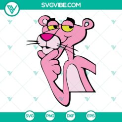 Pink Panther SVG File, Cartoon Show SVG Image, Pink Panther Movie SVG Download PNG