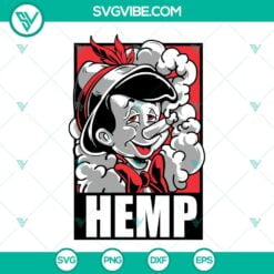 Cannabis, Cartoons, SVG Files, Pinocchio Hemp SVG Image, Pinocchio Cannabis SVG 2