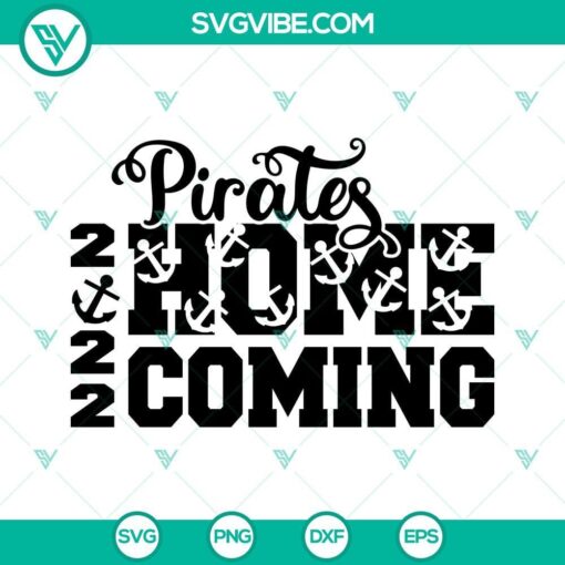 pirates homecoming 2022 svg dxf eps png cricut silhouette 6 mockup