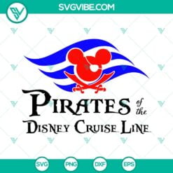 4th Of July, Disney, SVG Files, Pirates Of The Disney Cruise Line SVG Files, 10