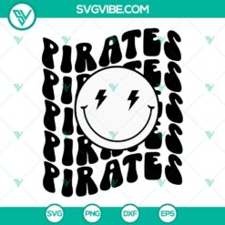 Pirates SVG Images, Pirates Smiley SVG Image, Football School SVG Download, Pirate