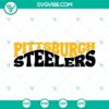 Pittsburgh Steelers football team logo SVG files in PNG, DXF, and EPS formats for cutting machines.