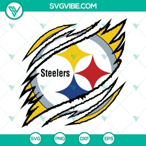 pittsburgh steelers ripped claw svg pittsburgh steelers svg steelers clipart steelers logo 5 mockup