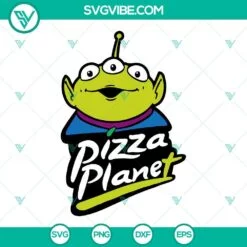 Disney, SVG Files, Pizza Planet Toy Story SVG File, Little Green Aliens SVG 2