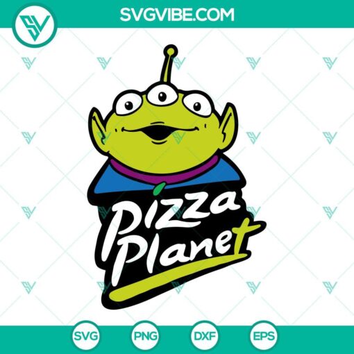 pizza planet toy story svg little green aliens svg png dxf eps mockup