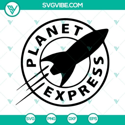 planet express svg png dxf eps cut file clipart for silhouette cricut 2 mockup