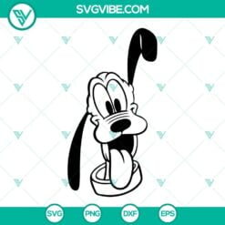 Disney, SVG Files, Pluto Dog SVG Download, Mickey’s Dog SVG File, Walt Disney 3