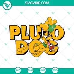 Disney, SVG Files, Pluto Dog SVG Download, Mickey’s Dog SVG File, Walt Disney 2