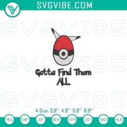 Anime Embroidery Designs, Embroidery Designs, Pokemon Poke Ball Embroidery 1