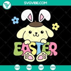 Easter, SVG Files, Pompompurin Bunny Easter SVG Images, Pompompurin Cute SVG 7