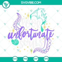 Disney, SVG Files, Poor Unfortunate Souls SVG Image, Ursula SVG Download, 2