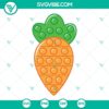 Easter-themed Pop It carrot SVG download with playful design for crafts and projects.