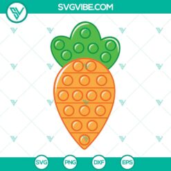 Easter, SVG Files, Pop It Carrot SVG Download, Easter Carrot SVG Images, Pop It 12