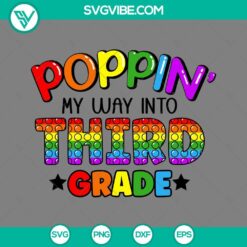 School, SVG Files, Poppin My Way Into Pre School SVG Images, Pre Back To School 3