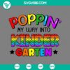 Colorful kindergarten-themed SVG images for crafts with a poppin' design. Perfect for school projects and classrooms.