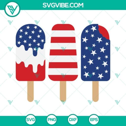 popsicle american flag svg patriotic 4th of july popsicle svg american ice cream svg 6 mockup