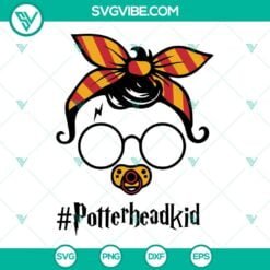 Mom, Movies, SVG Files, Potterhead Mom Kid Baby SVG Images Bundle, Harry Potter 10