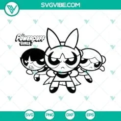 Cartoons, SVG Files, Powerpuff Girls SVG Images Bundle, PowerPuff Girls SVG 6