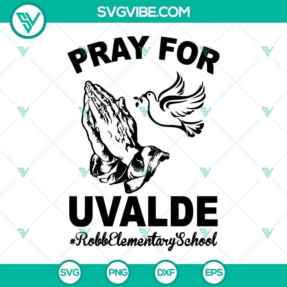 SVG Files, Trending, Pray For Uvalde SVG Image, Pray For Uvalde Svg, Texas 1