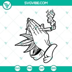 Cannabis, SVG Files, Praying Hand Weed SVG Images, Love Cannabis SVG Image, 2