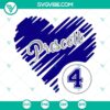 Prescott 4 Heart SVG images of Dak Prescott and Dallas Cowboys logos in SVG and PNG files. Perfect for fans and crafting projects.