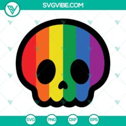 LGBT, SVG Files, Pride Skull SVG Images Bundle, Pride SVG Download, Gay Pride 12