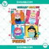 Disney Princess characters as bunnies, relaxing with peeps on an Easter-themed PNG images set for digital use.