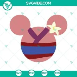 Disney, SVG Files, Princess Mulan SVG File, Mickey Mouse Ears SVG Download, 2