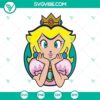 Princess Peach SVG images for Super Mario Bros Movies Day. PNG, DXF, and EPS files included for crafting.
