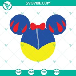 Disney, SVG Files, Princess Jasmine SVG Image, Disney Princess Mouse Ears SVG 3