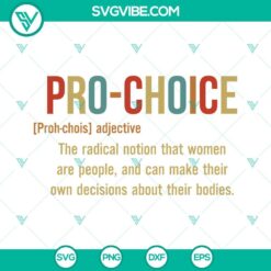 SVG Files, Trending, Pro Choice Definition SVG Image, Prochoice SVG Images, Pro 13