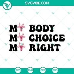 pro choice svg bundle uterus middle finger svg my body my choice svg mind your own uterus svg abortion svg 9 mockup