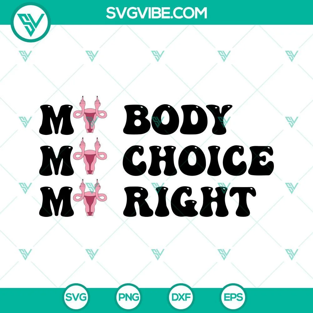 SVG Files, Trending, Pro Choice SVG Files Bundle, Uterus Middle Finger SVG 4