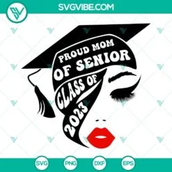 School, SVG Files, Senior 2023 SVG File, Graduation 2023 SVG Download, Floral 4