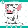 Pua Pig Moana SVG Files with cute pig design, perfect for crafting projects.