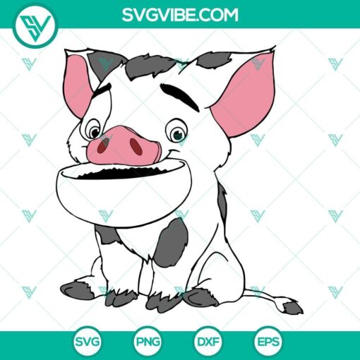 pua pig moana svg pig svg moana svg moana cut file moana cricut file 9 mockup